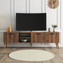 Hanah Home Soporte para TV en Nogal con Arcón de 180 cm